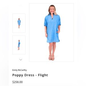 Blue Poppy Dress